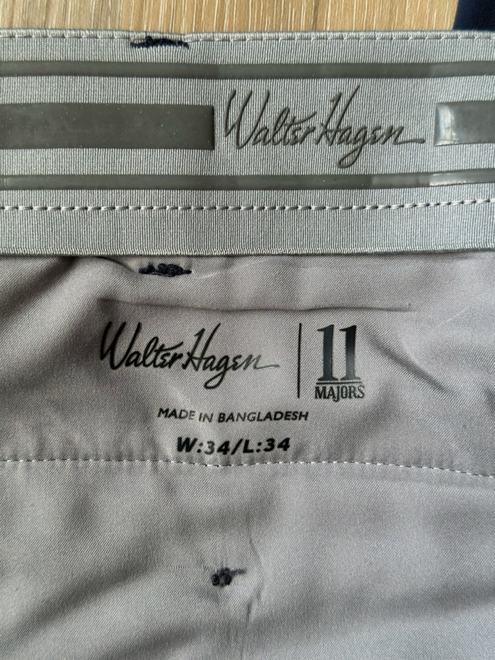 Walter Hagen Men's 11 Majors Golf Pants Blue Performance Stretch - Picture 4 of 6